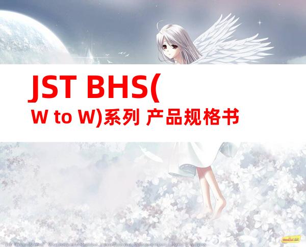 JST BHS(W to W)系列 产品规格书